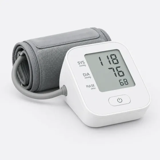 Upper-arm blood pressure monitor