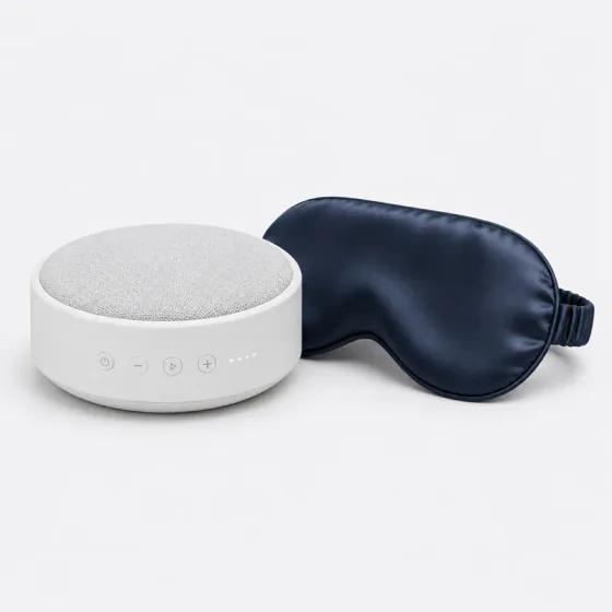 Sound machine & sleep mask